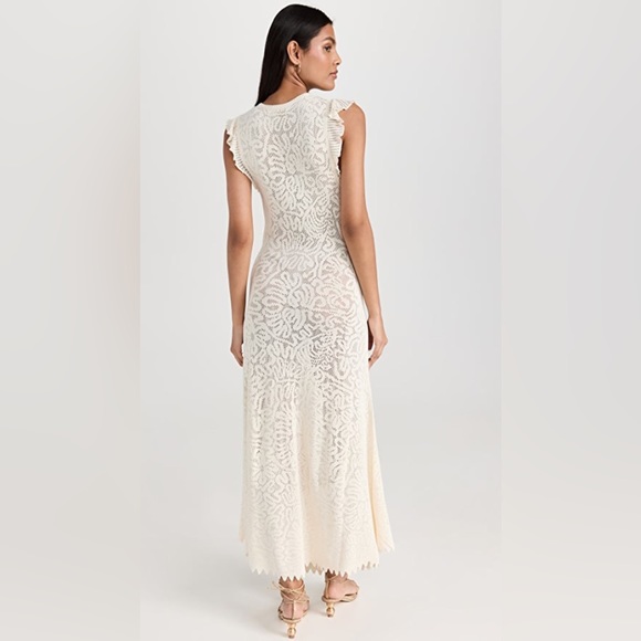 Ulla Johnson White Midi Dress - Picture 5 of 11